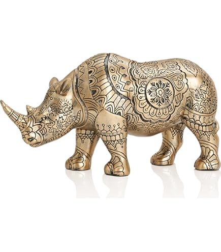 銅製 泥金 犀牛 置物 賞物 極細工 美術品 極美品 24cm x 高11cm 4151V1Q-U5L._UF894,1000_QL80_.jpg